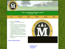 Tablet Screenshot of mitchellsgolf.com
